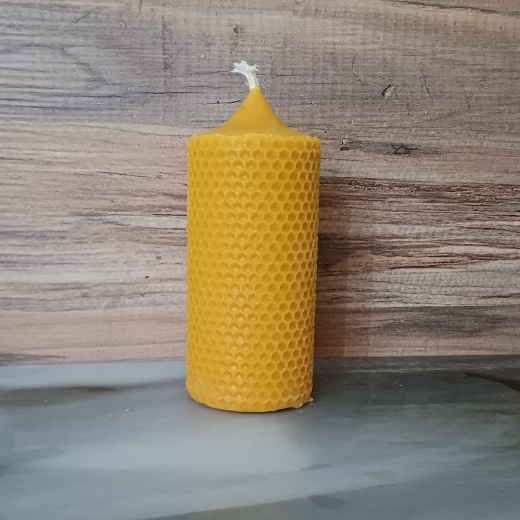 Bienenwachskerzen außen Wabe