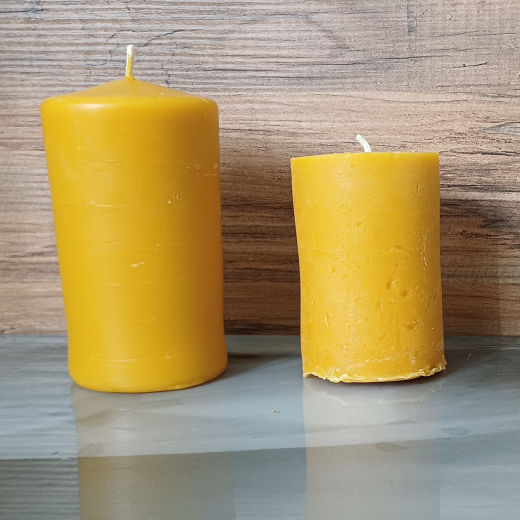 Bienenwachskerzen außen glatt