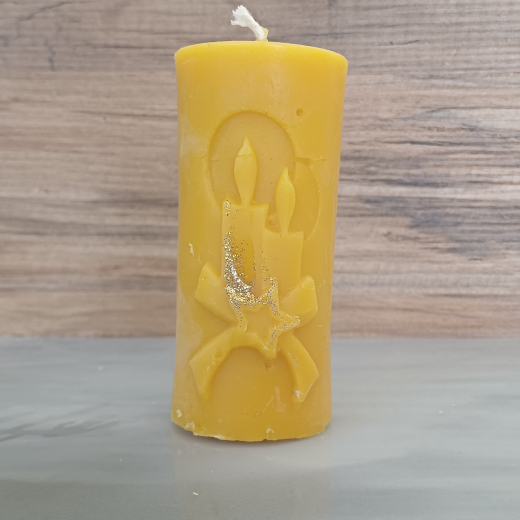 Kerze mit Motiv